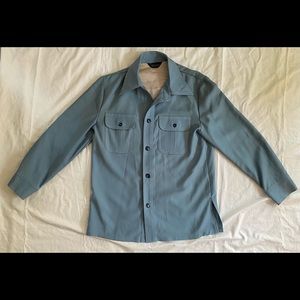 VTG Towncraft Jcpenny Blue 1970s Button Down Shirt